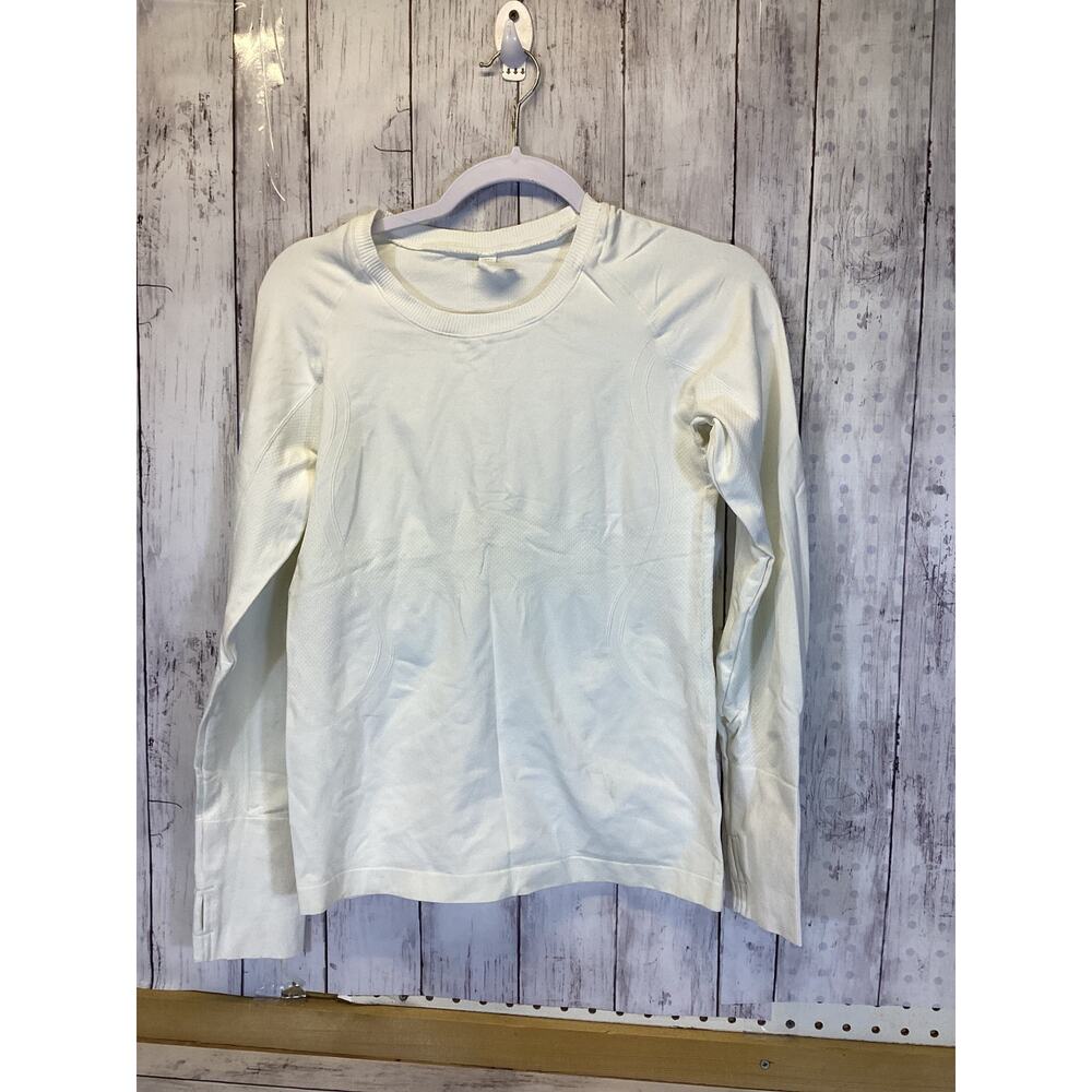 Stelle Women’s Large Pale Yellow Long Sleeve Athletic Top